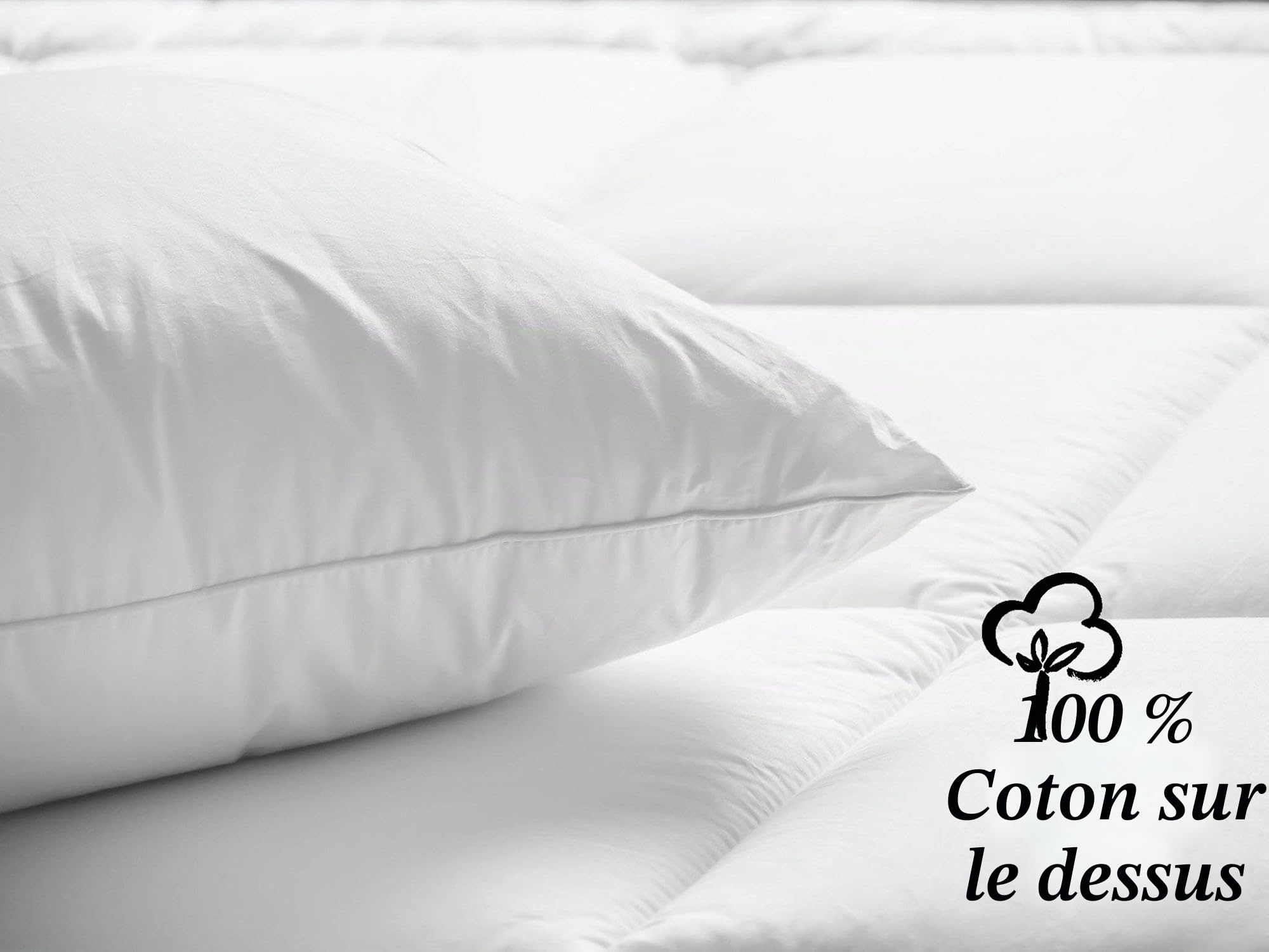 Alreya Couette 240x220 cm, 4 Saisons Duvet, Couverture Douce et Chaude Toute l'année, Couette Respirante