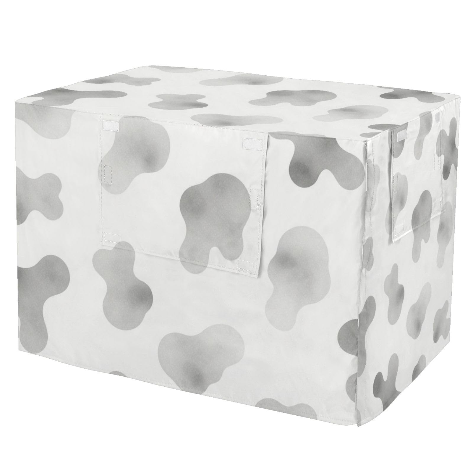 Housse de cage pour chien Daily blanc gris motif léopard dans votre salon