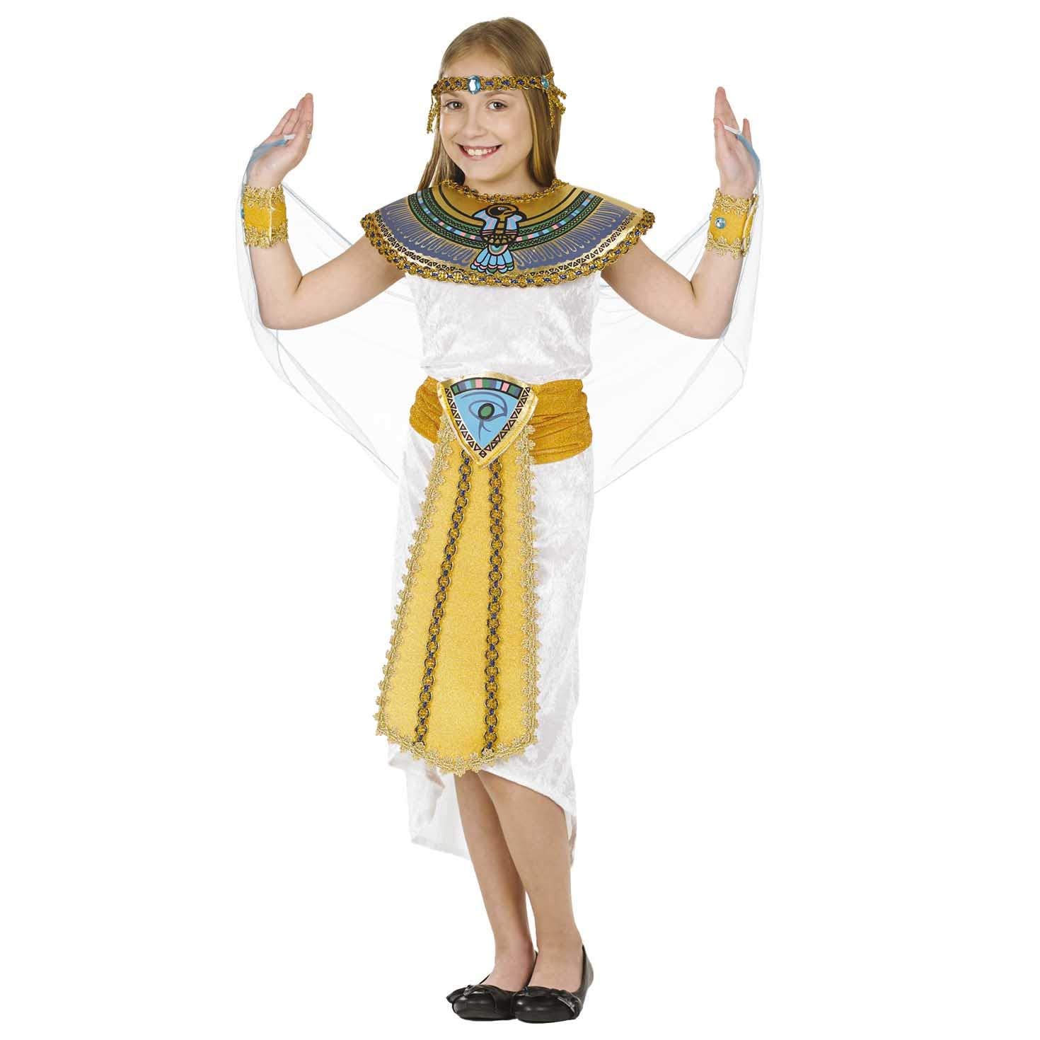 Egyptische Cleopatra Kind Kostuum Meisje - Feestwinkel XL