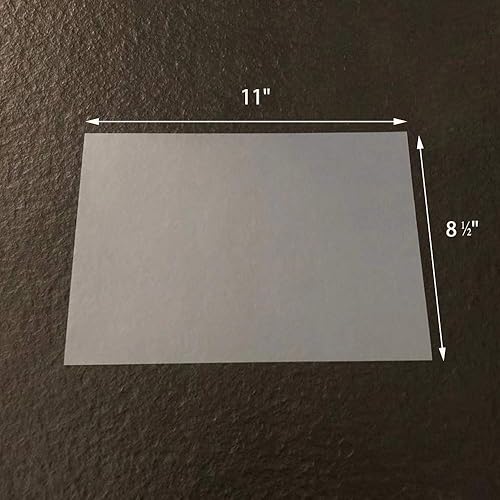 Miniatura 2 de Papel de película de transparencia de inyección de tinta impermeable de 8 "x11" 100 hojas de papel de película de inyección de tinta de impresión