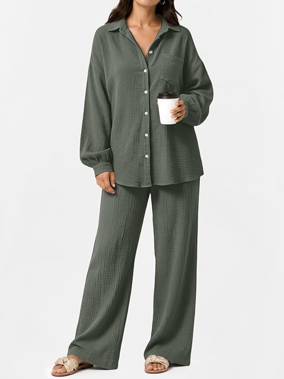 LILLUSORY Womens 2 Piece Matching Lounge Sets Oversized Fall Outfits