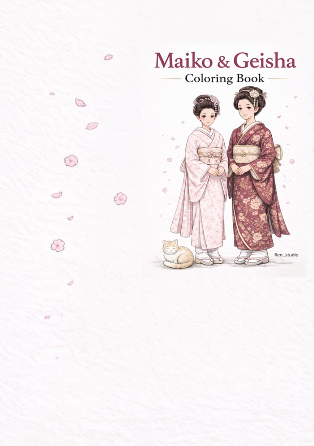 Maiko & Geisha Coloring Book
