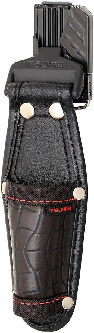 Tajima Safety System, Removable Tool Holder, Croco, 1 Insert, High Strength and Flexible, Durable Synthetic Leather, Easy to Put on and Take Off, Attaches to Belts, Easy to Re-Assemble Waist Tools,