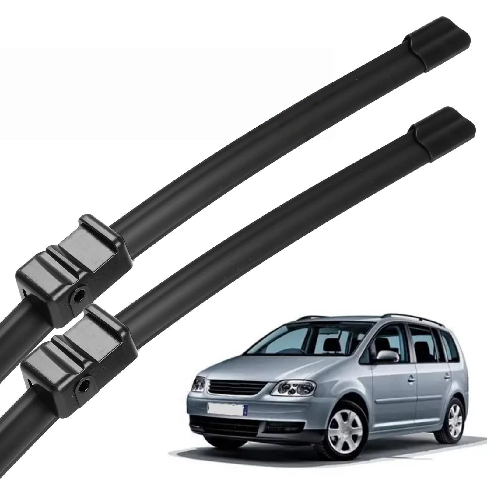 PAPEP Windscreen Wiper Blades for VW Touran 2003-2006 28"+28", Front Replacement Wipers OEM Quality Water Repellent Rubber Automotive Windshield