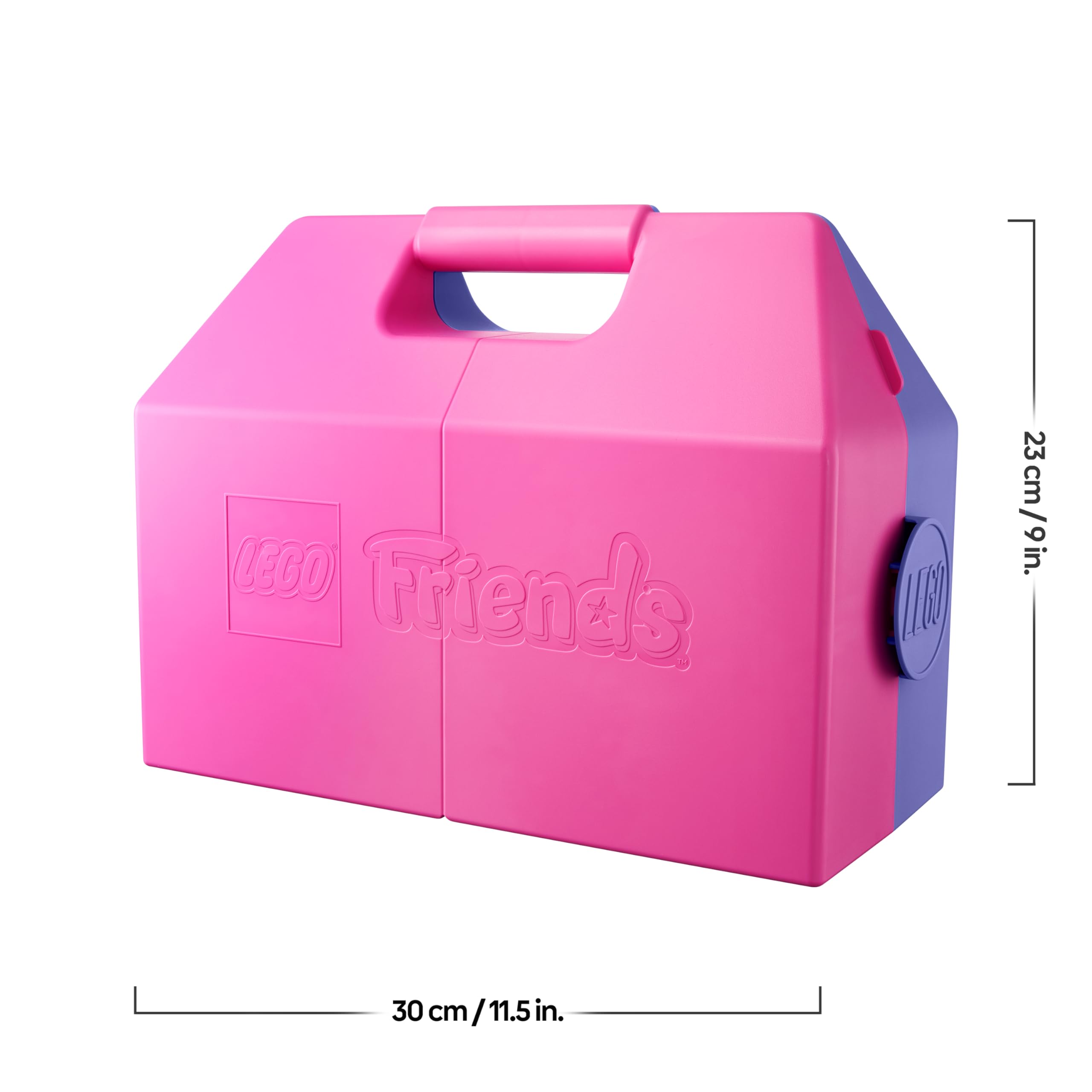 LEGO Friends Casa de Muñecas Creativa Portátil de Juguete – Juego de Viaje con Casita de 6 Habitaciones, 2 Mini Muñecas y Accesorios – Regalo de Cumpleaños para Niñas de 6+ Años – 42697