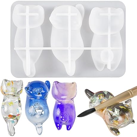 3D Resin Cat Mold: Craft Your Own Charming Kitty Creations!
