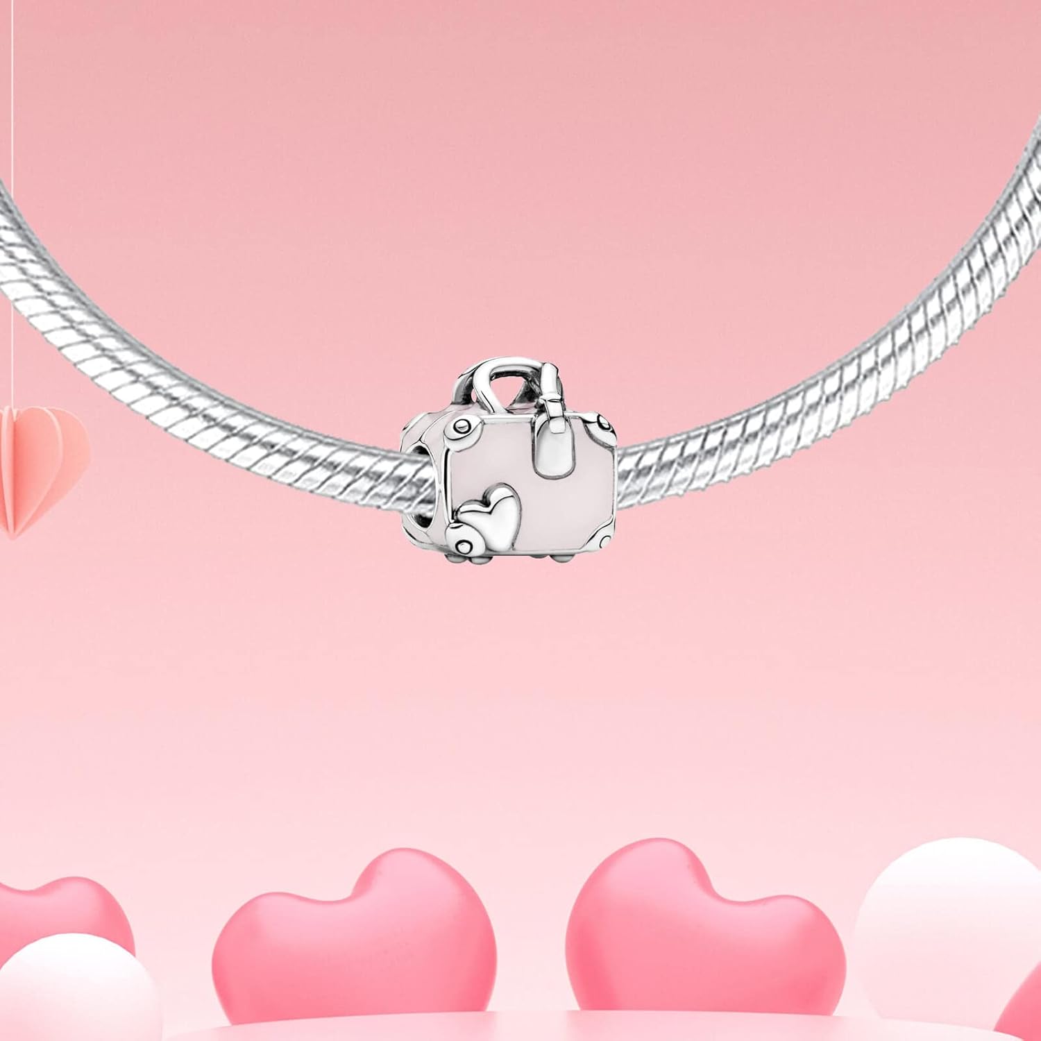 Queen Happy Birthday Hot Air Balloon Family Puppy Charm 925 Sterling Silver Charms for Bracelets and Necklaces Mother's Day Charms for Women - Image 2
