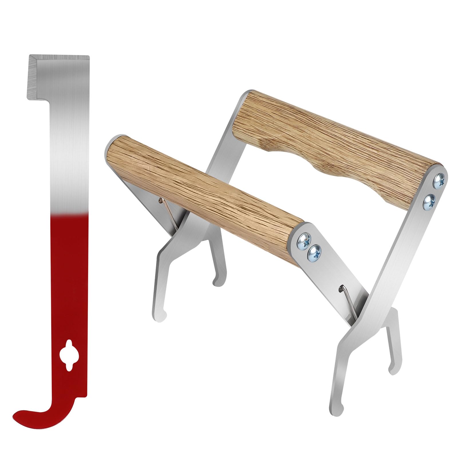 pince de cadre ruche avec grattoir rouge
