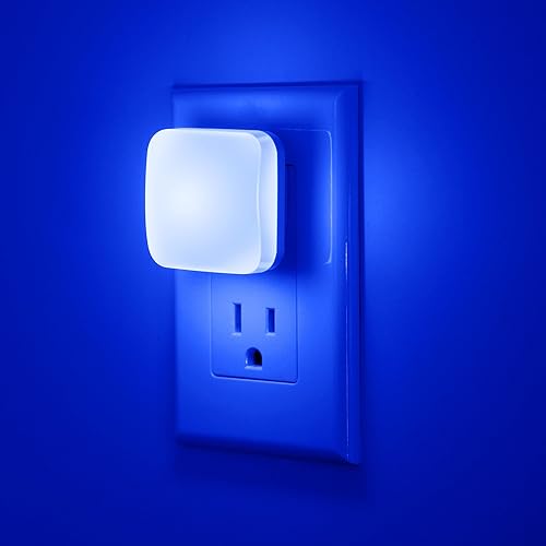 Miniatura 9 de Luces nocturnas LED enchufables a la pared, luces nocturnas con sensor de luz del atardecer al amanecer, luz nocturna cuadrada de 0.3 W para niños,