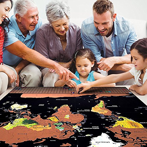 OFFERTA - Mappa del Mondo da Grattare Formato