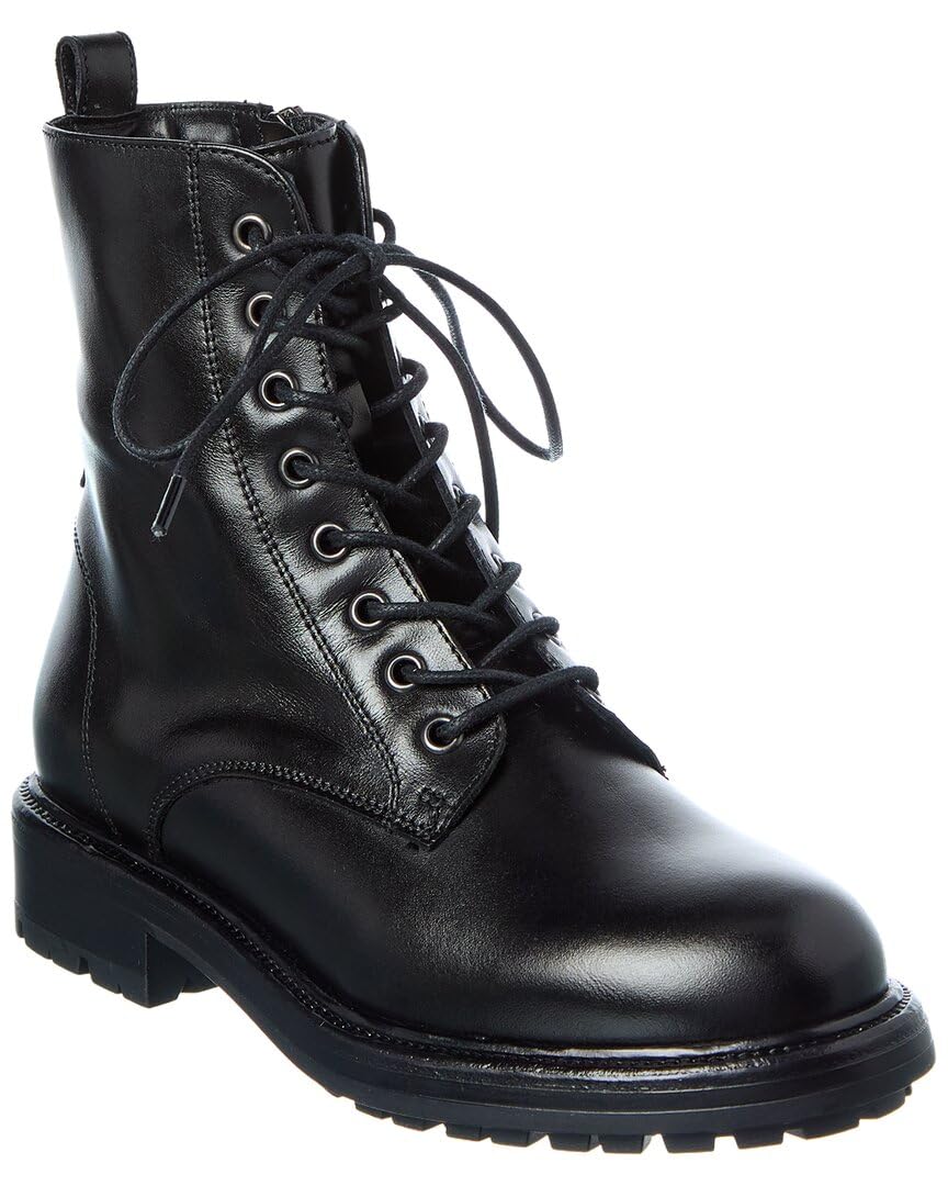 La Canadienne Wolf Leather Boot 5 Black