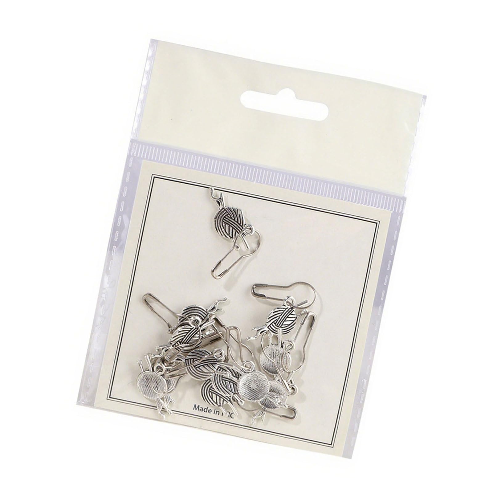 Hsioluted Rustproof Metal Weave Markers with Numeric Labels Ideal for Knitting and Crochet Accessories Knitting Accessories