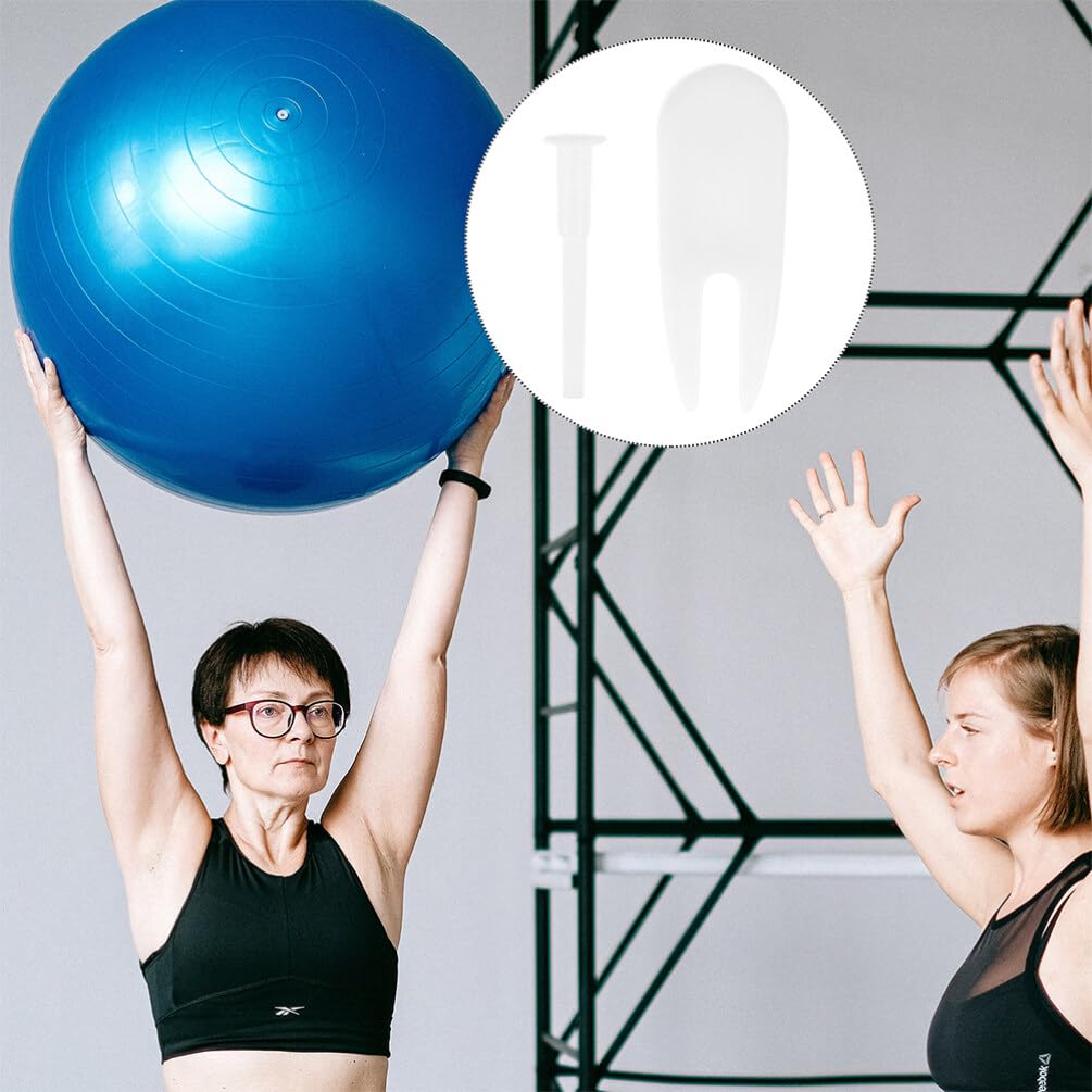 VANZACK Exercise Ball Plug Replacement Kit 20 Sets Yoga Ball Fitness Exercise Ball Air Stopper Inflatable Balls Plug Pin Adapter Replacement for Fitness Ball Bed Pool