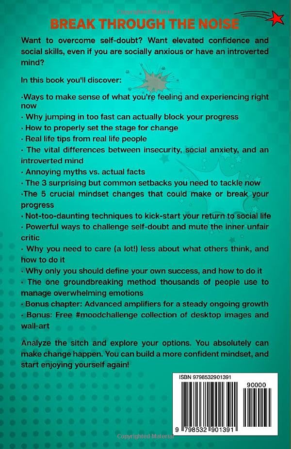 Miniatura 2 de Break Through The Noise Build Lit Social Skills, Discover How To Stop Doubting Yourself, Tackle Social Anxiety And Find Your Voice
