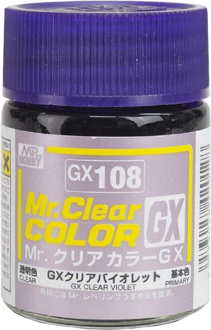 GX108 Clear Violet 18ml Mr. Color GX