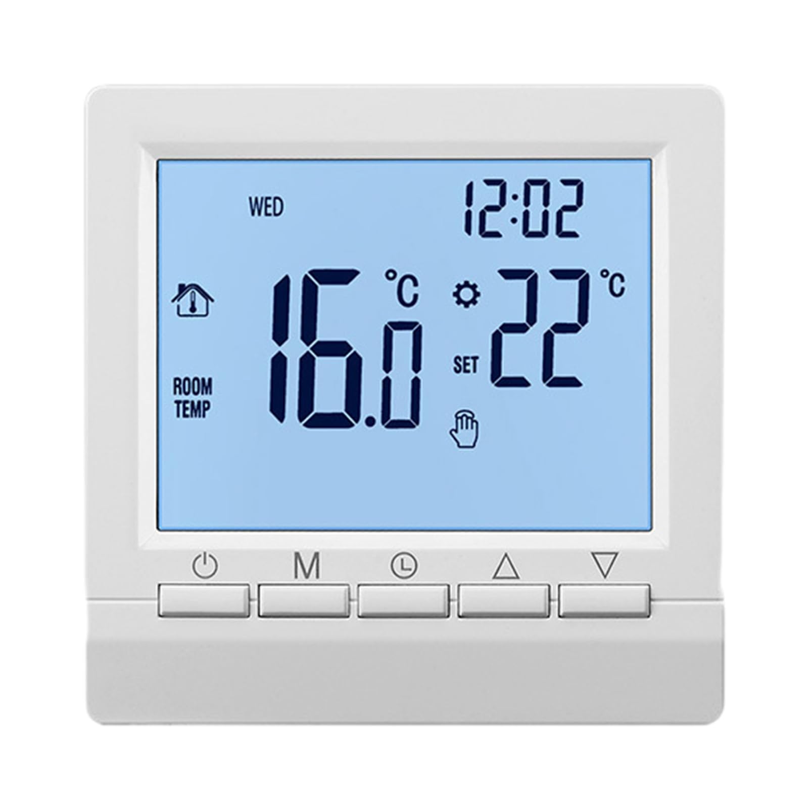 Termostato Programmable A Batteria Con Schermo LCD – Regolazione Temperatura Per Casa, Senza Cablaggio