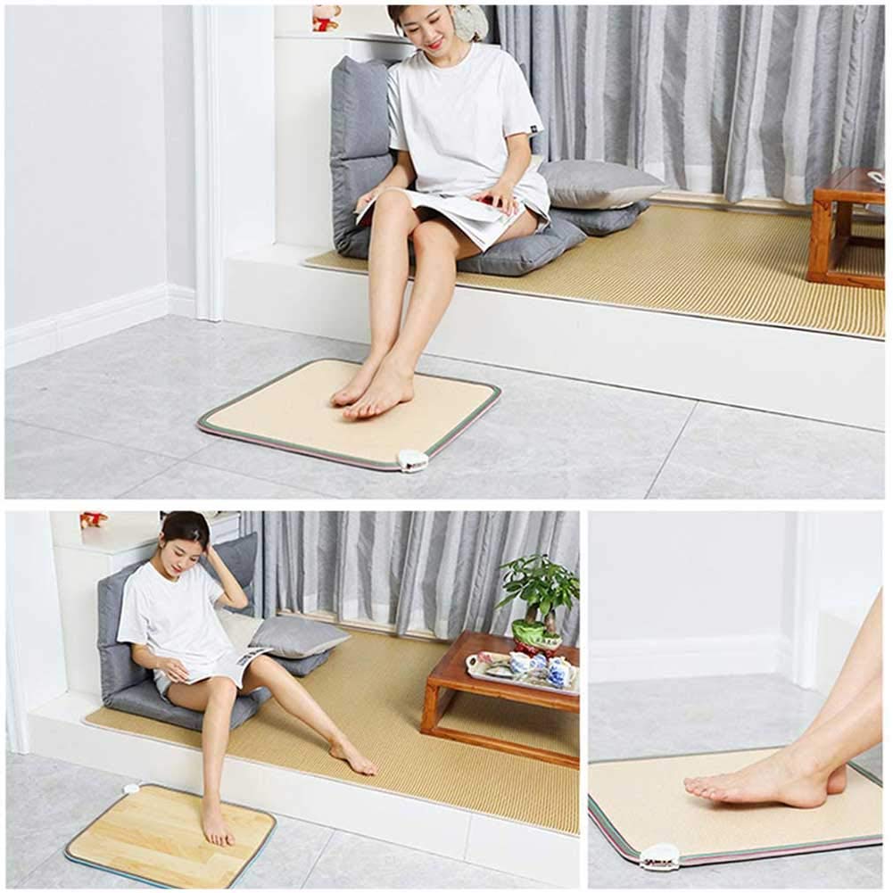 Tappeto riscaldante Elettrico di Grandi Dimensioni - Tappetino riscaldato per Studio/Tappeto Yoga scaldapiedi - Tappetino riscaldante con Cristalli di Carbonio con Controllo Intelligente del