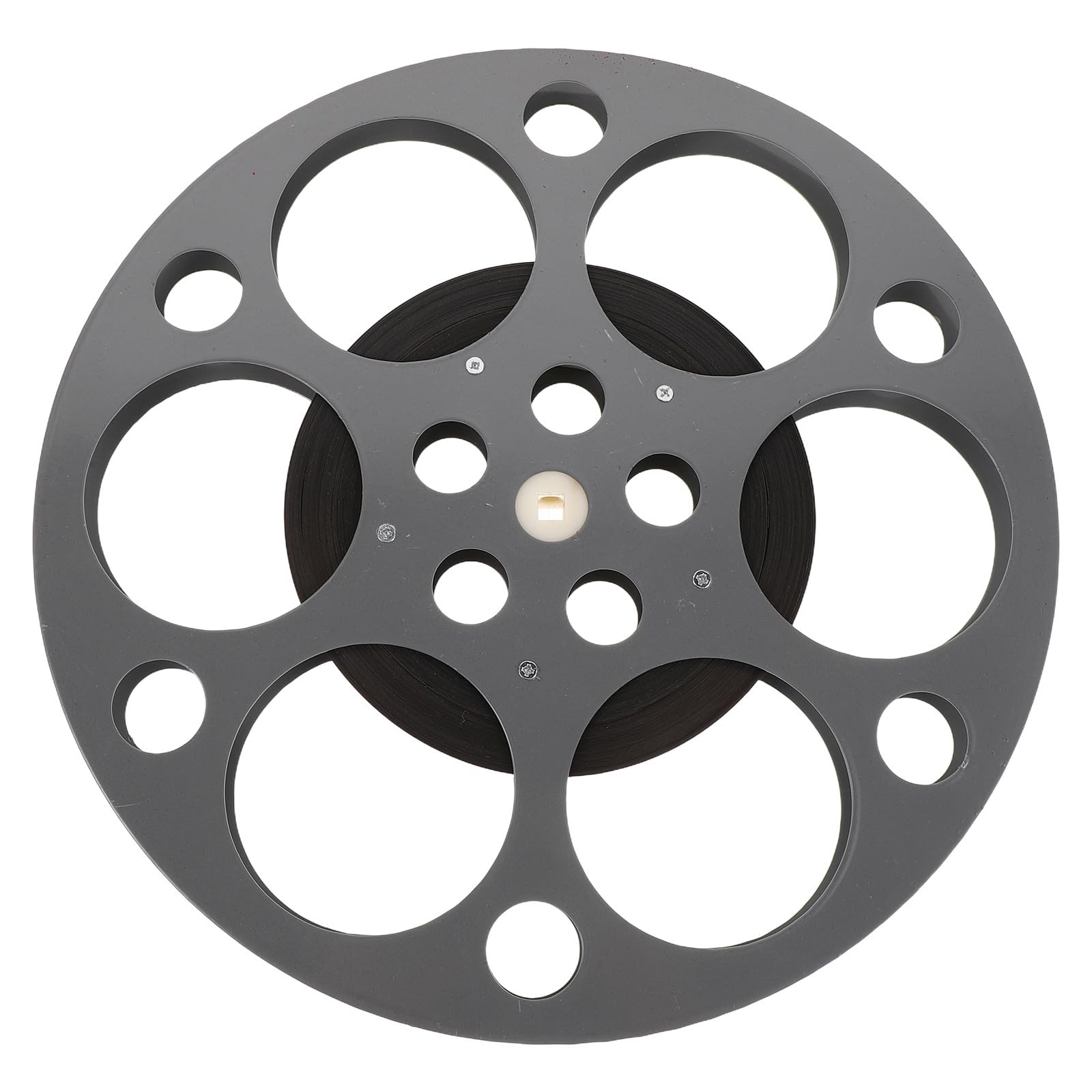 Ciieeo Dekoracja ścienna w stylu vintage z rolką filmową - metalowa zawieszka w kształcie rolki filmowej, abstrakcyjna dekoracja antycznego kina do sali kinowej
