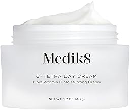 Medik8 C-Tetra Day Cream - Lipid Vitamin C Face Cream - Hydrates, Smoothens and Brightens - Luminous and Lightweight Face Moisturizer - 1.7 oz