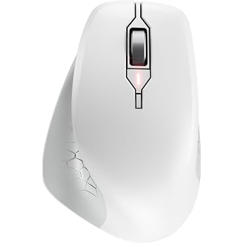 CHERRY Stream Mouse Comfort Wireless Ergonomic Mouse White