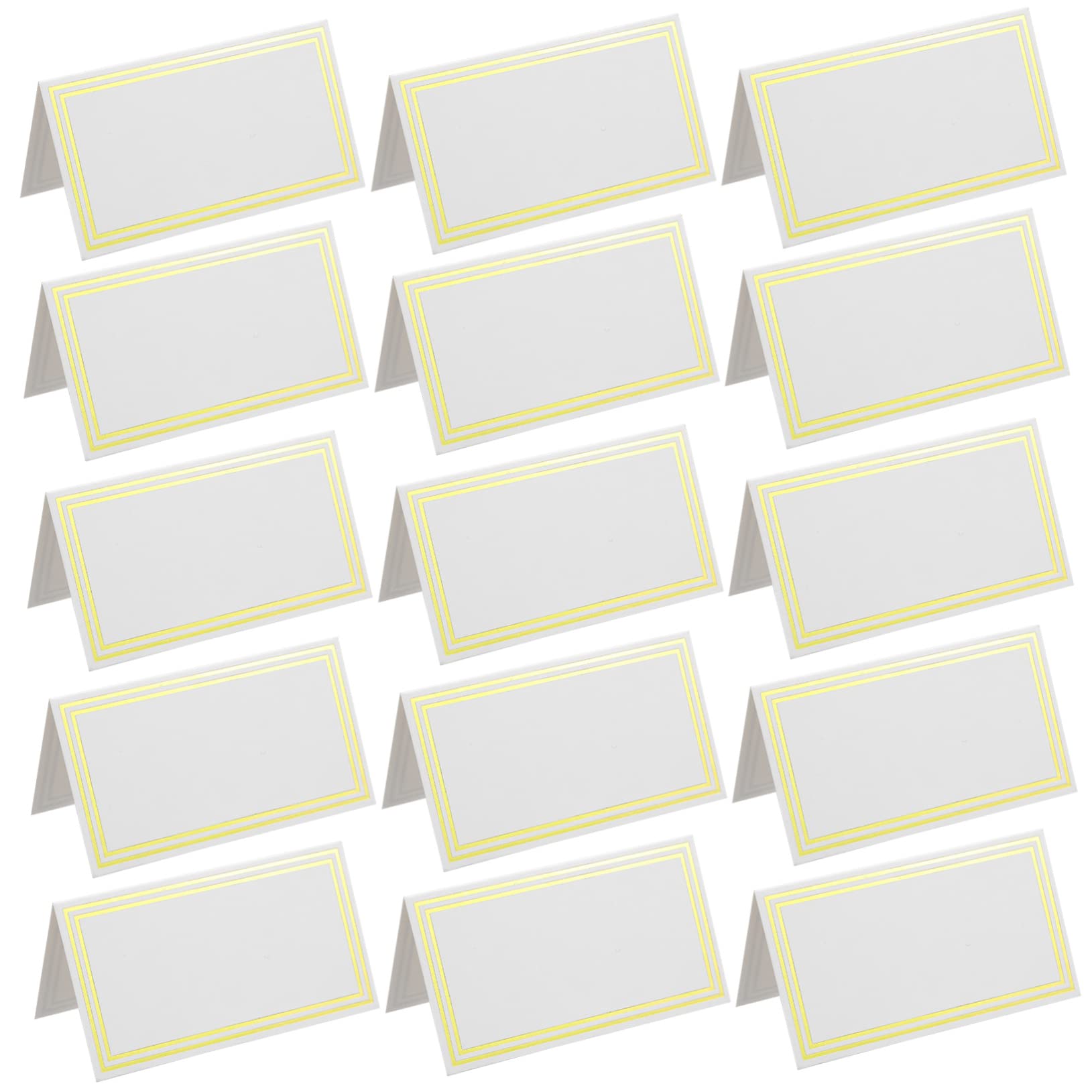 STOBOK Hochzeitskarten 180 Stk Karte Esstisch Name Bronzieren Bankett Papier Tischnummern