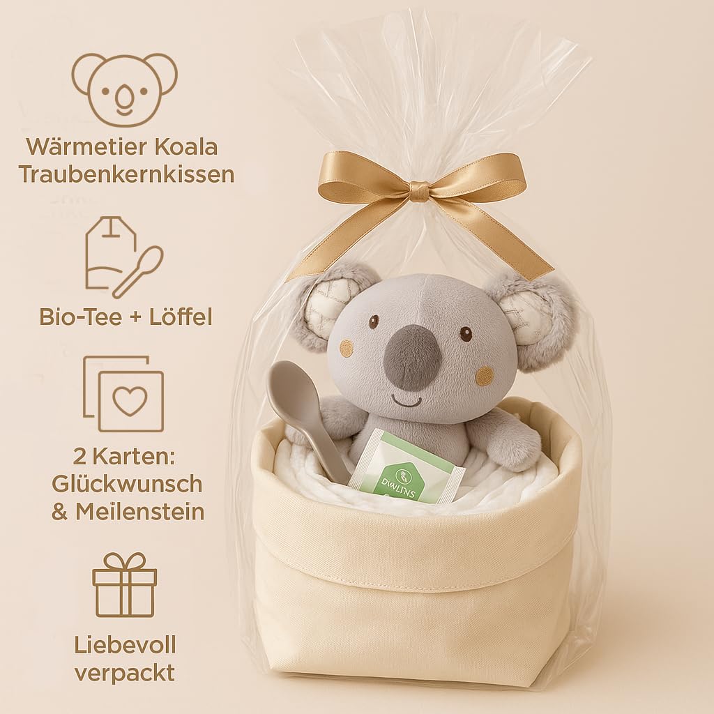 Gâteau de couches pour fille et garçon avec thermomètre koala, sac à couches bohème, cadeau de fête prénatale avec Bay Soo