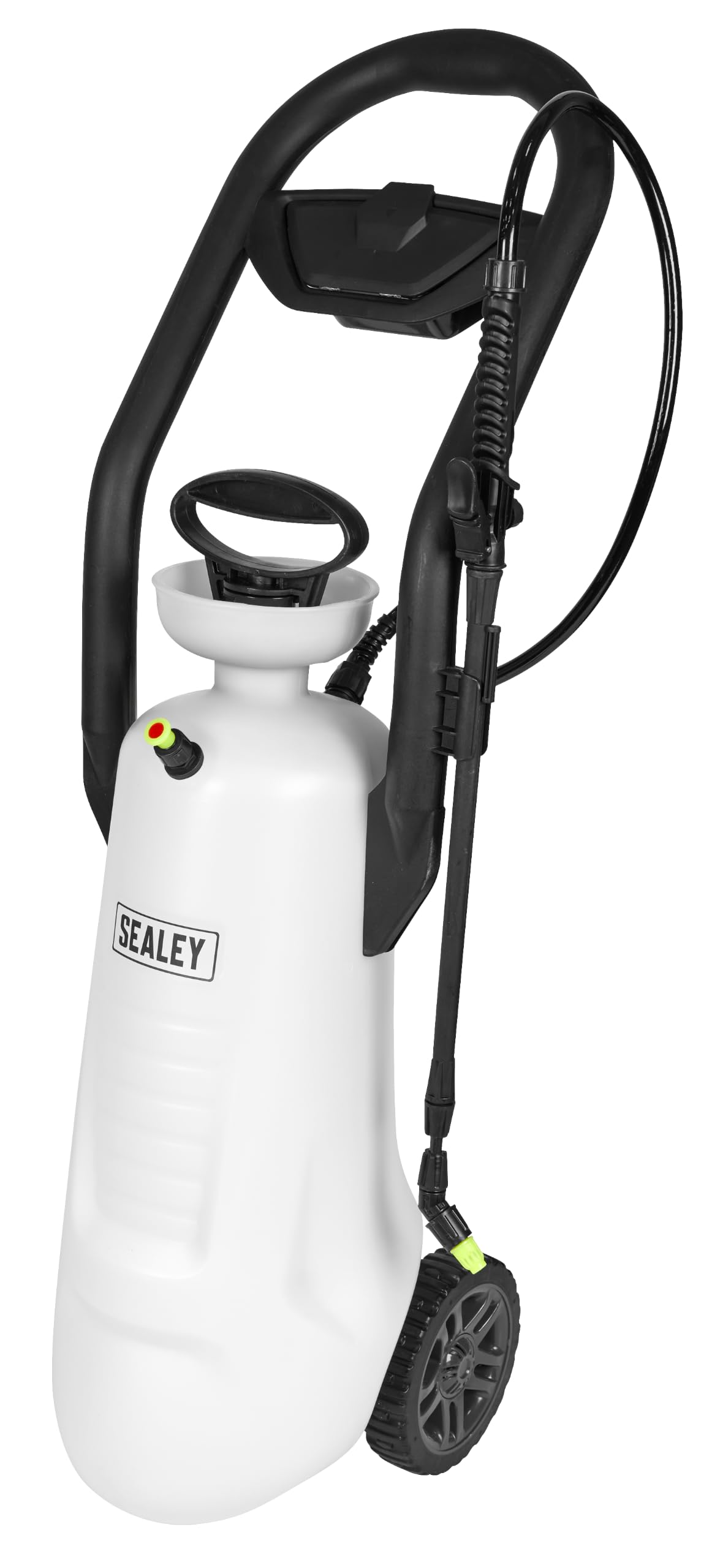 Sealey SS12 Pulvérisateur à Pression sur Chariot à roulettes, Multi-Usage, pulvérisateur d'herbicide à Pompe pour désherbant - 12 l