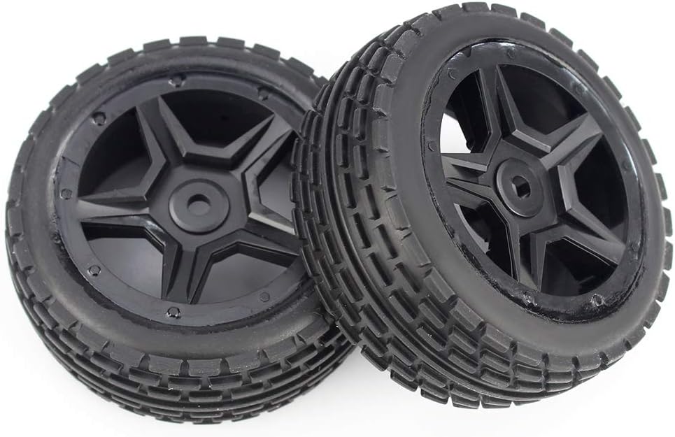 Hosim RC Car Front Wheel Tires Accessory Spare Parts Wheels 71-003 for G171 RC Car (2 Pcs)