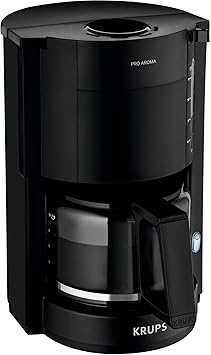 Krups F30908 ProAroma Filterkaffeemaschine mit Glaskanne, 1,25L Füllm