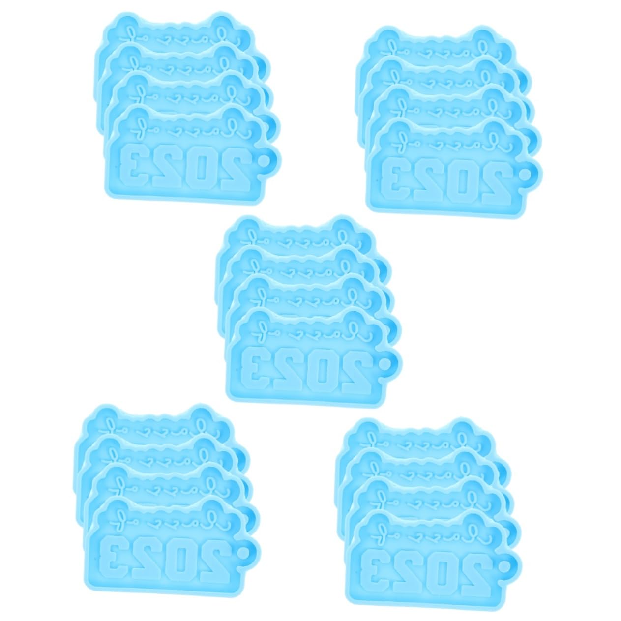 SHINEOFI 20pezzi Silicone Per Portachiavi Class of Decorativo Per Pendant Facile Usare e Speciali