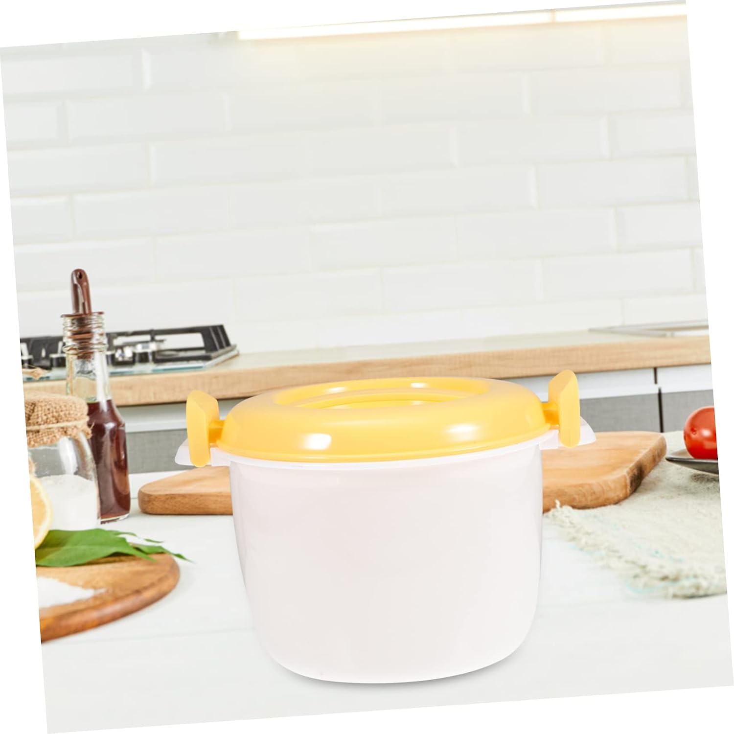 Microwave Rice Cooker and Food Container Versatile Rice Cooker with Cup Capacity for Home Use Ideal for Cooking Pasta and Vegetables
