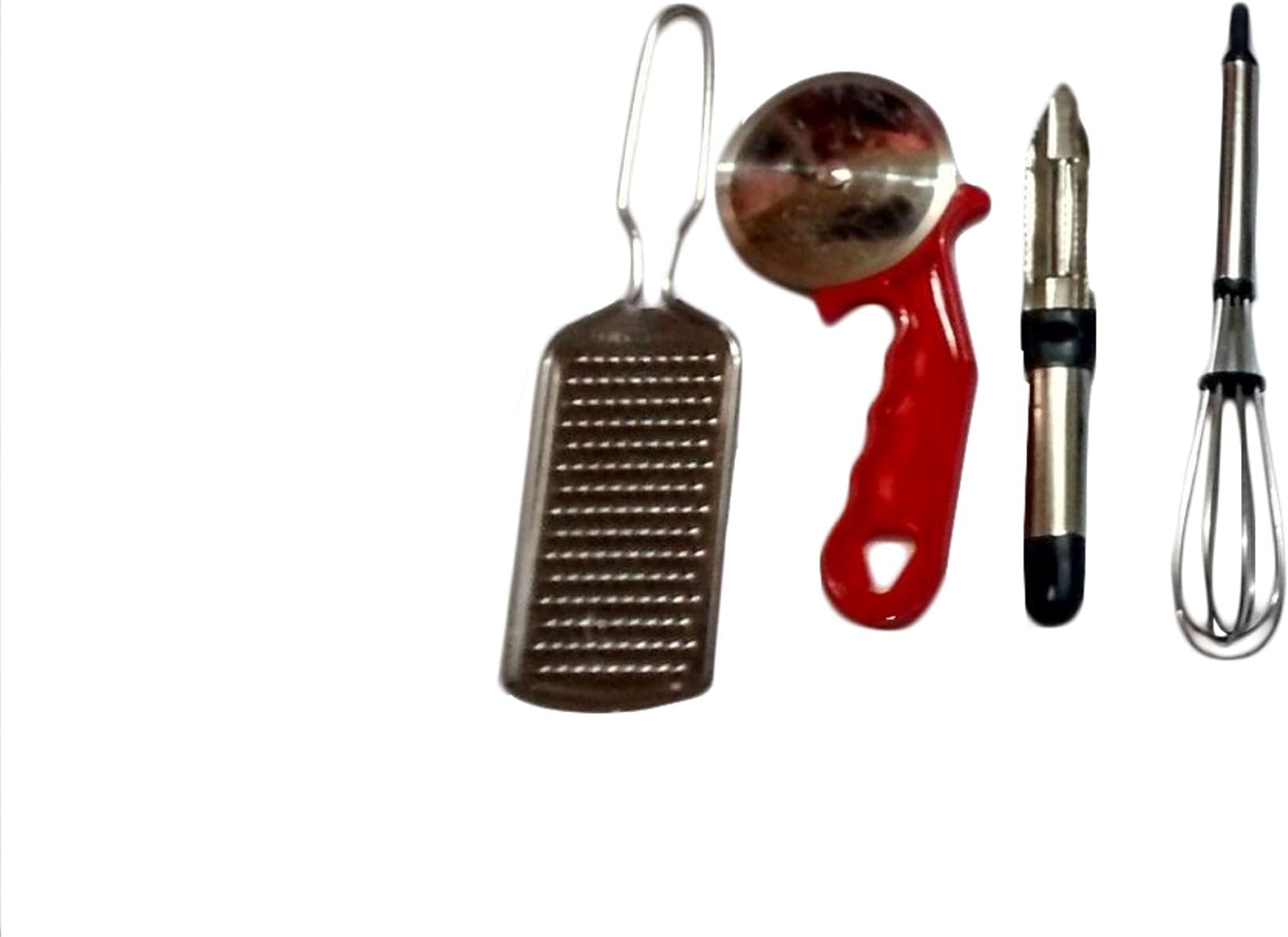 JDK NOVELTY Stainless Steel Kitchen Tool Type 2 Combo Set of 4 Pieces