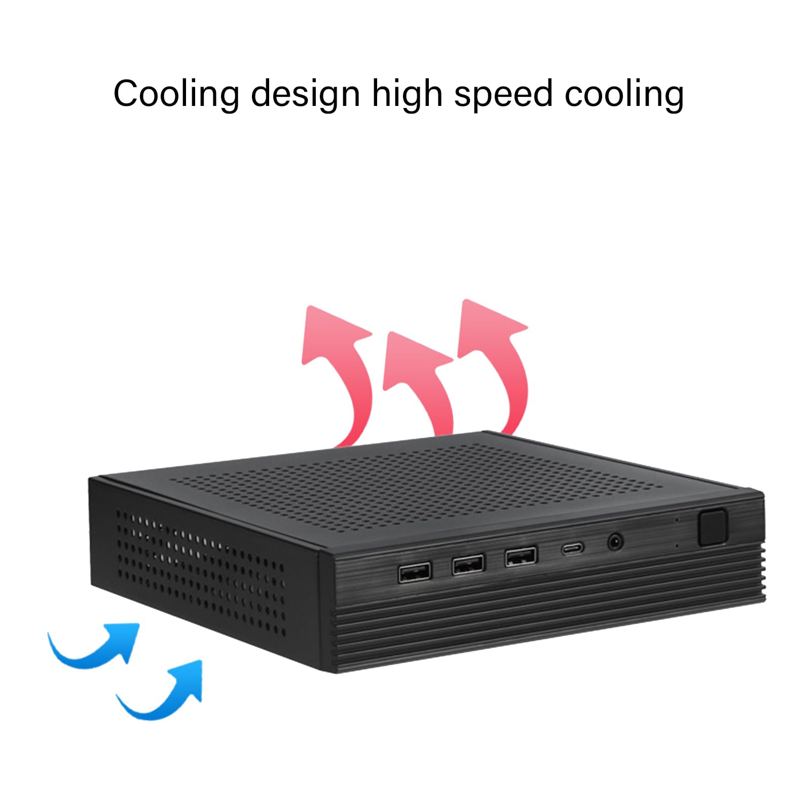 TX06 Piccolo ITX PC Case Per Sottile DCIN Schede Madri Appassionati Di Computer E Postazioni Di Lavoro Efficienti