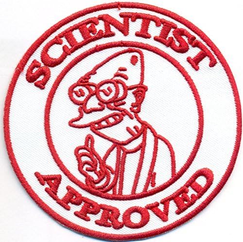 Patchking JS-QL5E-ZQU2 Scientist Approved Futurama Tbbt Sheldon Cooper Coat Iron On Patch Badge T-Shirt