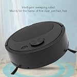 Mini Robot Vacuum, Robot Vacuum and Mop Combo, Strong Suction, Automatic Avoidance, USB Charging Robotic Vacuum Cleaner for Household Fine Dust, Pet Hair (Black)