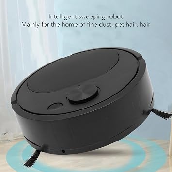Robot Vacuum Cleaner, USB Charging Smart Sweeping Robot, Strong Suction Sweeper Vacuum with Automatic Avoidance for Wooden Flooring, Low Pile Carpet, Pet Hair, Marble and Tile