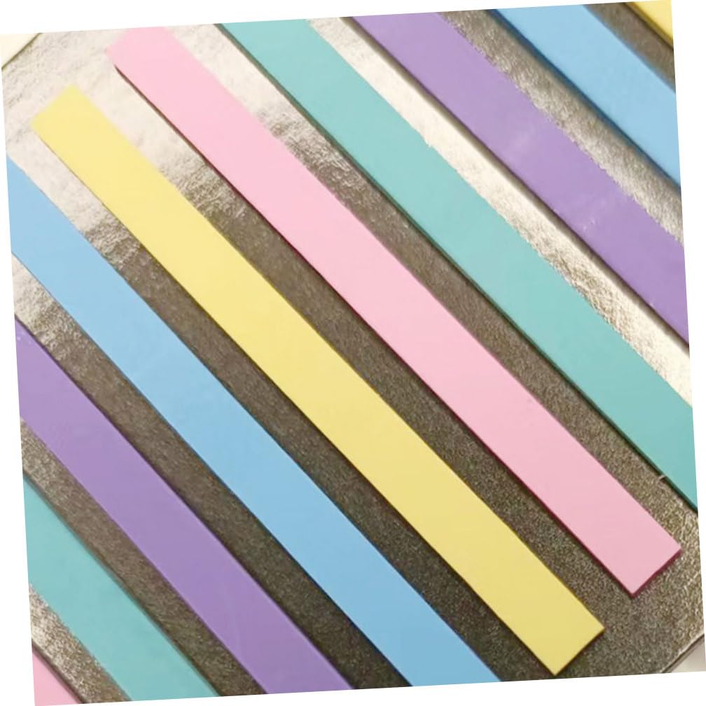 HOMSFOU 24 Sätze Bunte Seitenmarker Sticky Memo Pads für Notizen Selbstklebende Lesezeichen Verschiedenen Designs für Schule und Büro Praktische Indexmarker Farbenfrohe Haftnotizen