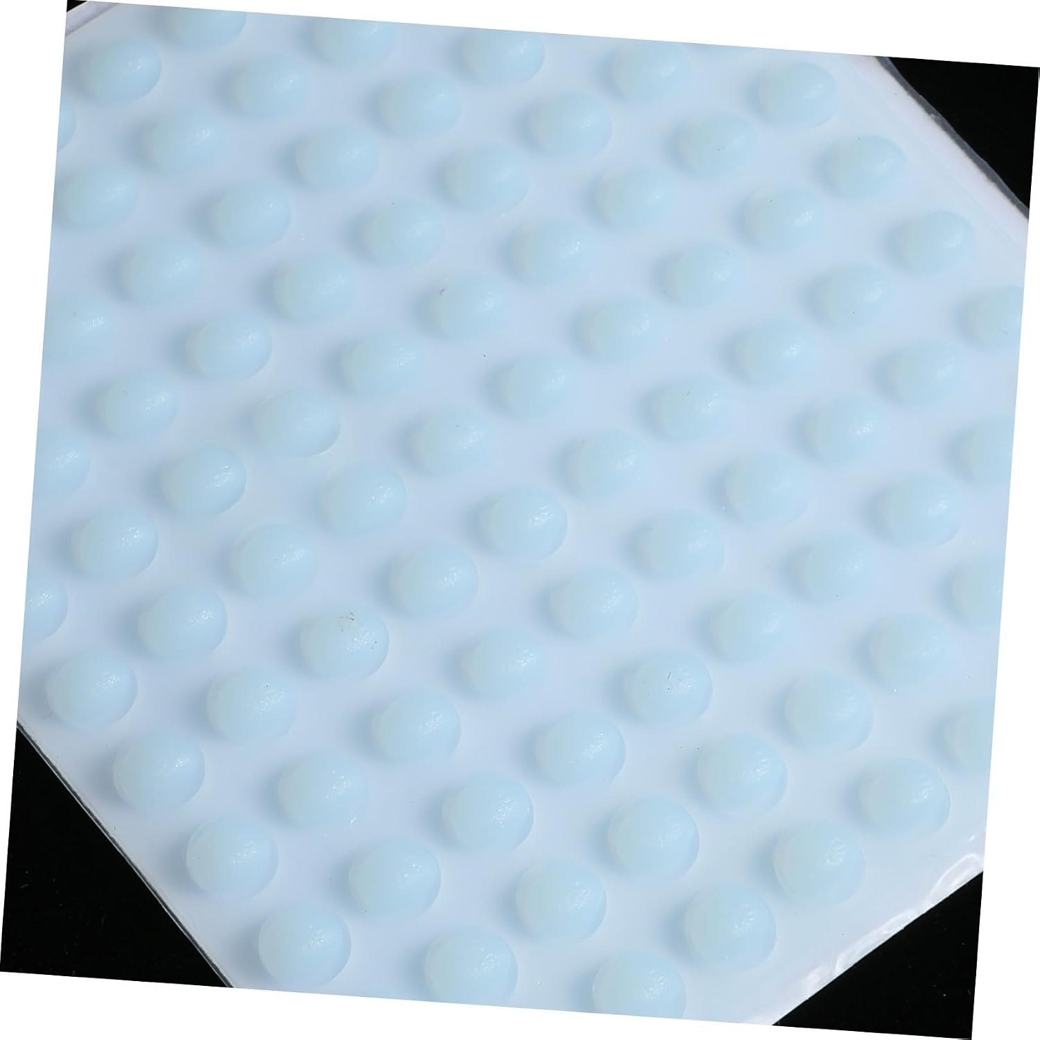 Silicone Anti-Collision Pads Self-Adhesive Cabinet Door Bumpers Countertop Bumpers Thickened 8x4mm Blue Round 5pcs for Furniture Protection