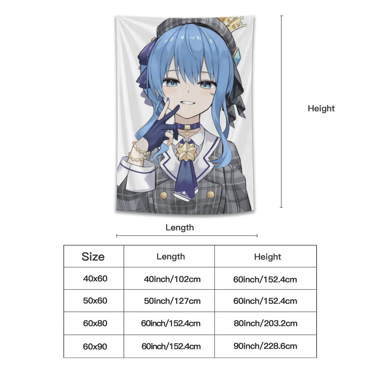 Amazon.co.jp: 星街すいせい タペストリー ほしまちすいせい すい 