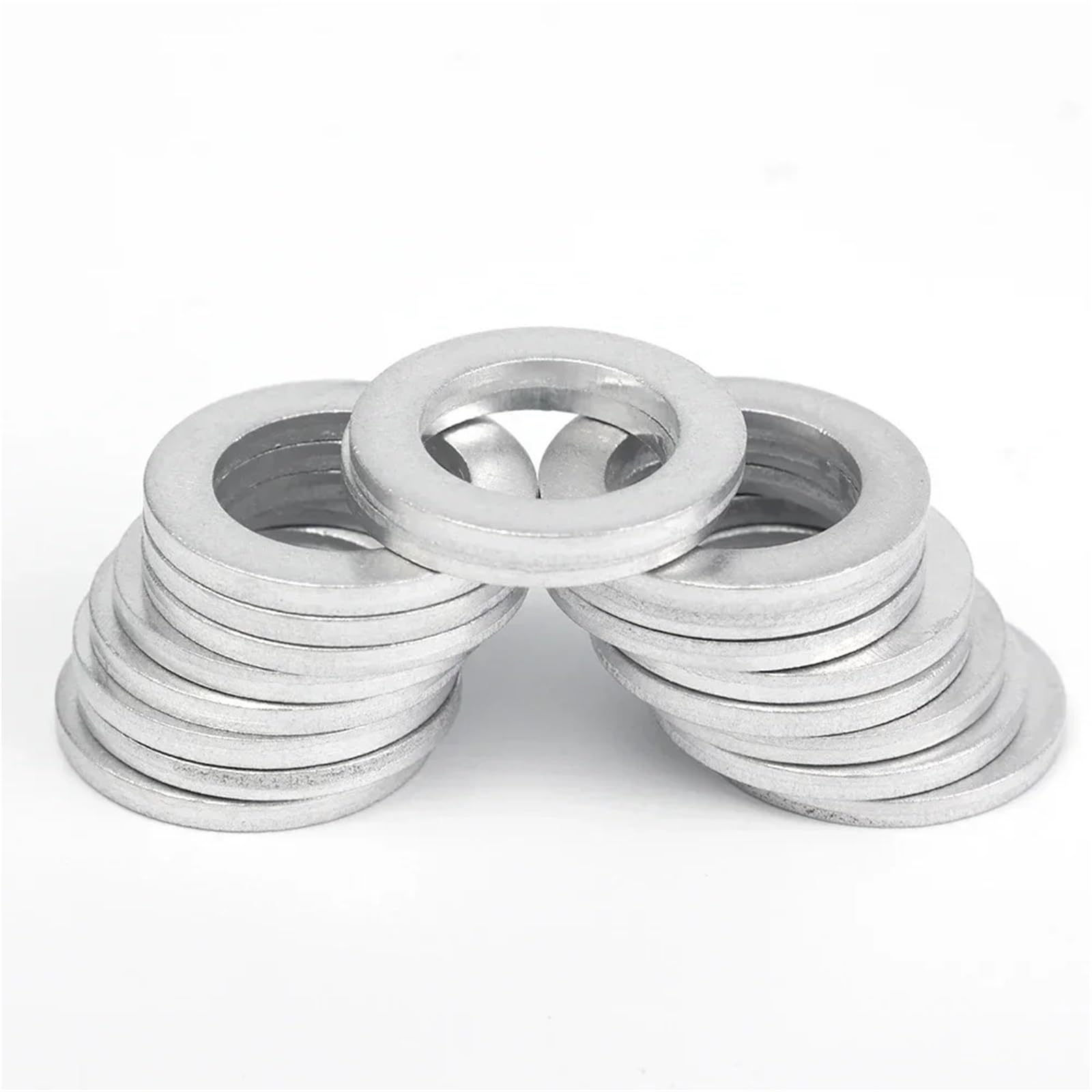 Accesorios reemplazables 94109-14000 M14 Juntas de sellado de drenaje de aceite de motor de automóvil Arandela de aluminio/cobre del cárter de aceite del automóvil(Aluminum Gaskets,30pcs)