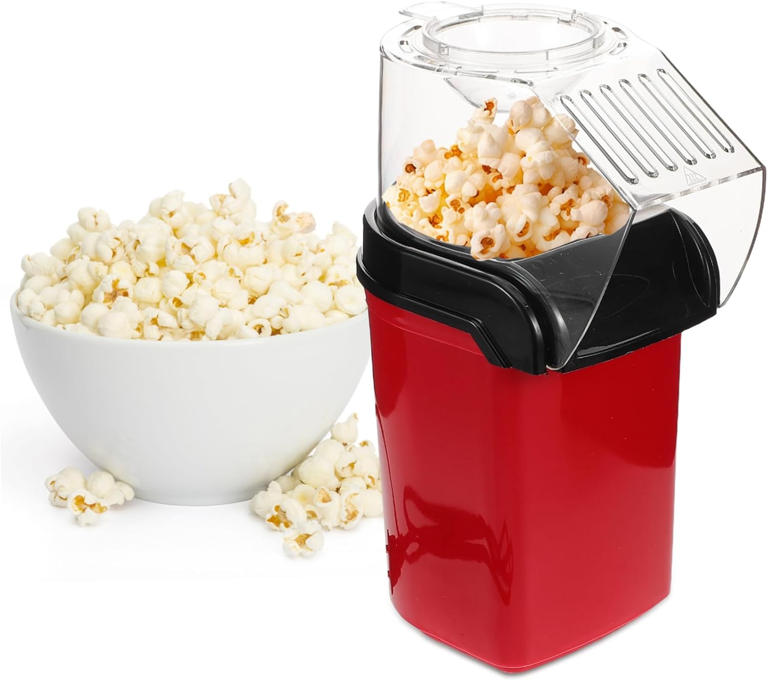 Gadpiparty Electric Popcorn Popper Hot Air Popcorn Maker for Home Stylish Compact Design Easy to Clean Us Plug