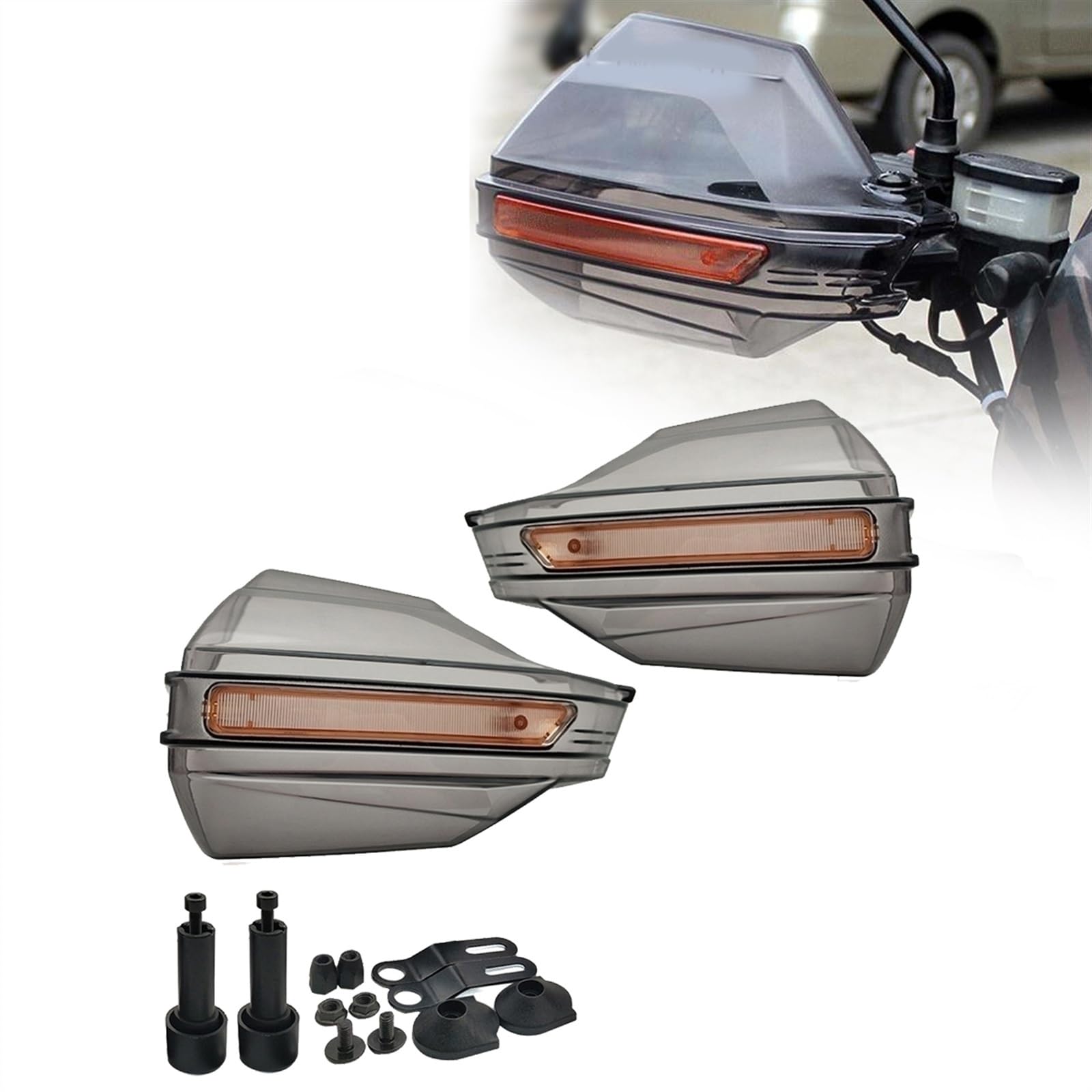 Amazon.co.jp: QWPONB(した) オートバイハンドガード に適合するZX1100