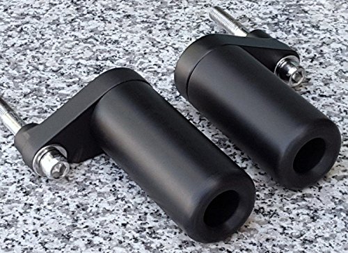 i5 No-Cut Black Frame Sliders for Yamaha YZF R1 2007-2008.