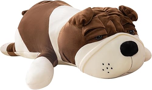 Miniatura 8 de Peluche de perro grande muñeca linda de dibujos animados suave perro grande almohada larga almohada para dormir muñeca almohada de juguete peluche
