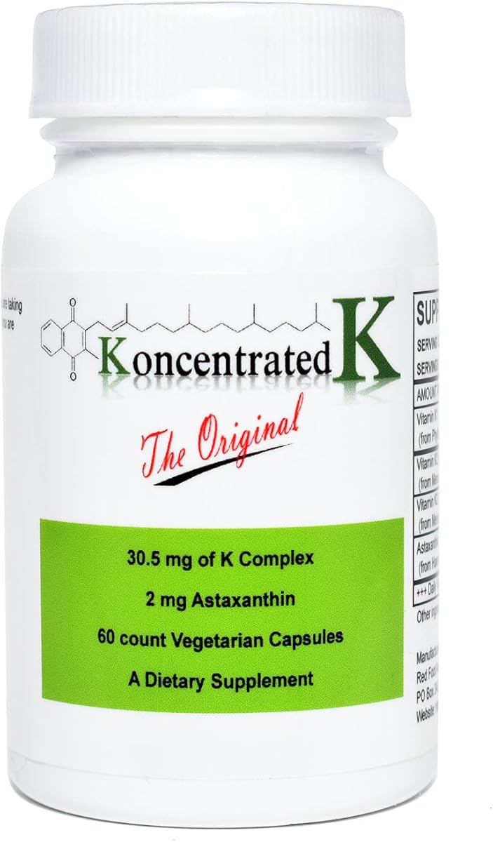 Koncentrated K 30.5 milligrams of Ks, 2 milligrams Astaxanthin