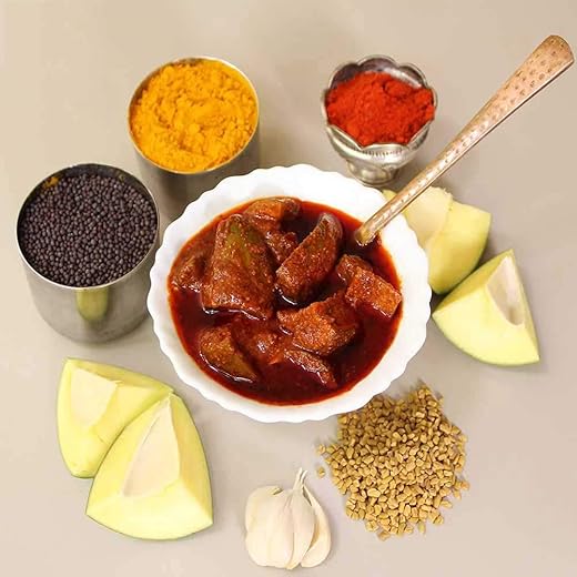 Sitara Jain Mango Pickle - Garlic-Free 250g