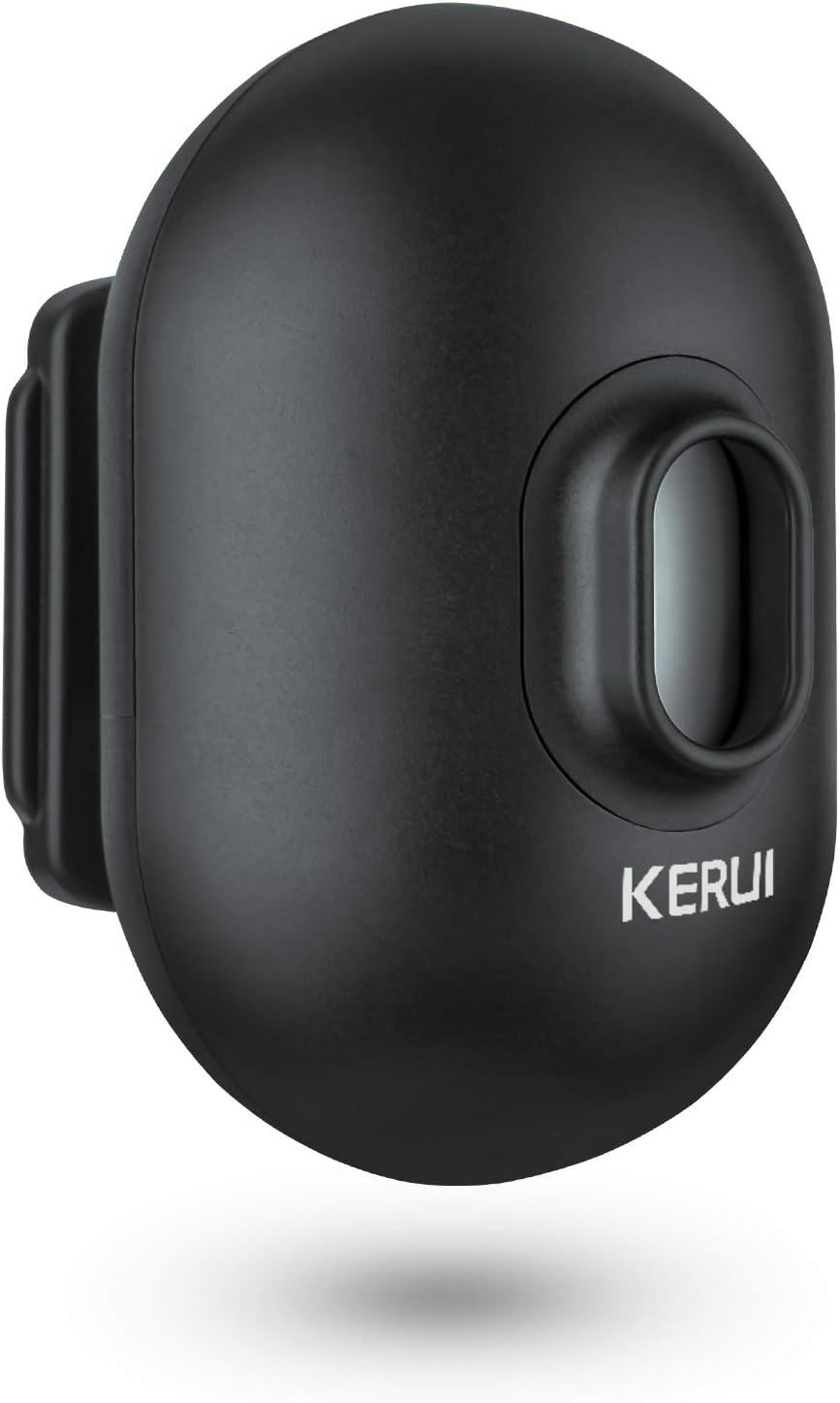 KERUI Extra Add-On PIR Motion Sensor for DW9 Driveway Alarm Wireless Weatherproof IPV4 Outdoor Black