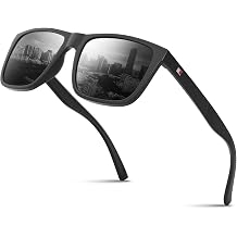 Sunglasses Mens Womens-Polarised Sun Glasses Men-Black Sunglasses-UV400 Protection-Classic Retro Vintage