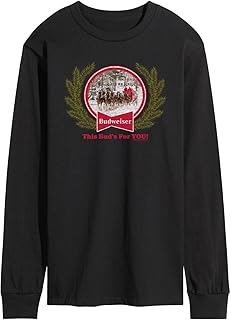 Budweiser - Bud Holiday Clydesdales - Men's Long Sleeve Graphic T-Shirt