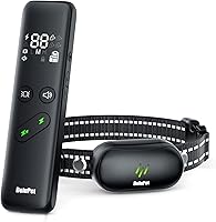 Delupet Dog Shock Collar with 1600FT Remote - Rechargeable Waterproof E-Collar, 3 Safe Modes, Fits 10-110lbs All Breeds
